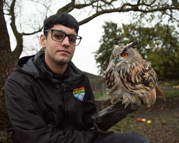 Bailey Lister, founder of Hugo's Small Animal Sanctuary in Blackpool