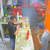 Snack explodes and customer suffers burns in Curitiba, Brazil, Friday, Dec. 13, 2024. The cause of the snack explosion remains unknown. (NF/newsX)