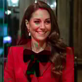 The Princess of Wales arrives for the Together At Christmas carol service at Westminster Abbey in London