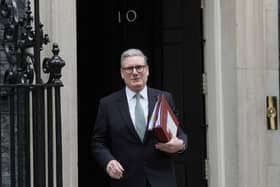 Prime Minister Sir Keir Starmer departs 10 Downing Street, London.