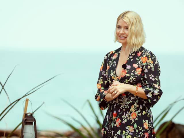Holly Willoughby in Celebrity Bear Hunt