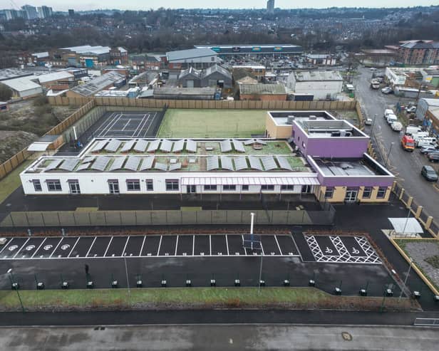 Waterside Primary School in Nottingham which will never open.