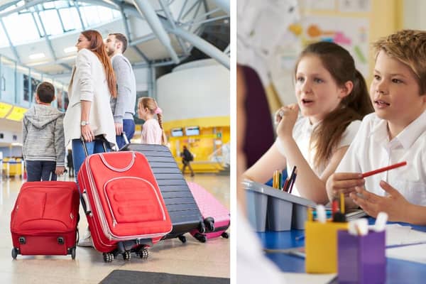A record number of notices for term-time holidays were issued in the last school year