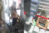 CCTV shows missing Charlene Hobbs on day before she was last seen.