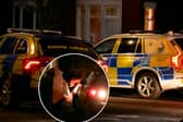 Stolen car crashes into wall...and gets seized