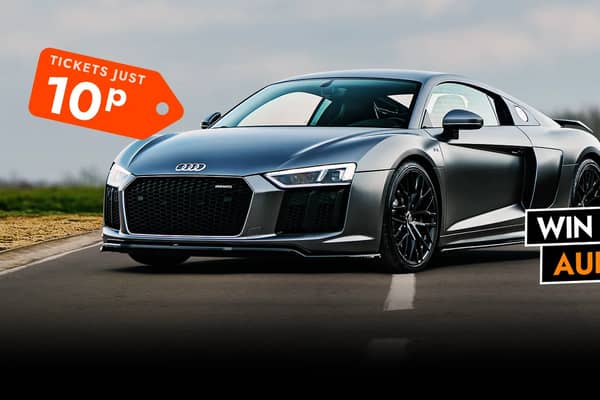 Yes, you can win an Audi R8 for just 10p