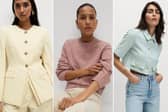 How to wear the Spring colours new in M&S this week including buttermilk, powder pink, and sky blue (M&S) 