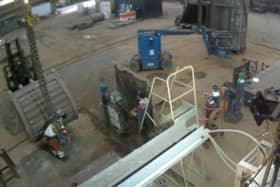 David Vinsome crushed between an excavation bucket and a fabrication table at Pallion Shipyard in Sunderland