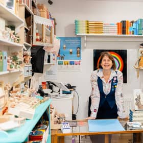 Diane Park who runs Wave of Nostalgia in Haworth says sustainability is at the heart of her business