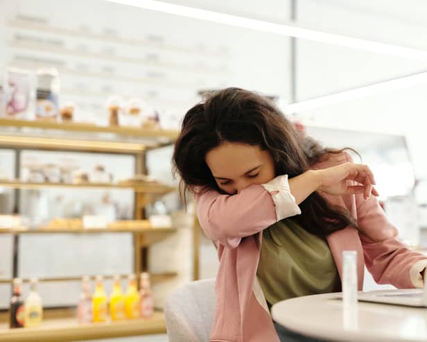 Hay fever symptoms include sneezing, a runny nose and itchy eyes.