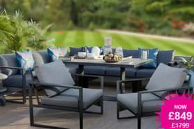 Give your garden a glow-up with this stunning 8-Seater dining set with table and two chairs - now 53% off