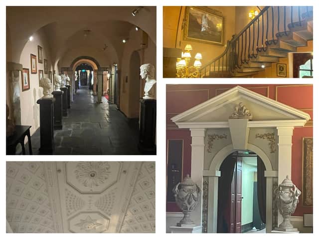The interior of Lumley Castle, Durham. Photos by Rochelle Barrand.