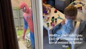 Derbyshire boy’s unexpected reaction to Spider-Man birthday visit.