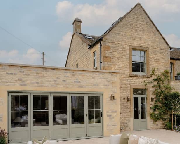 Made of Cotswold stone, the exterior oozes charm