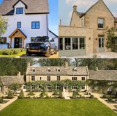 The three houses are worth a combined £8.5 million
