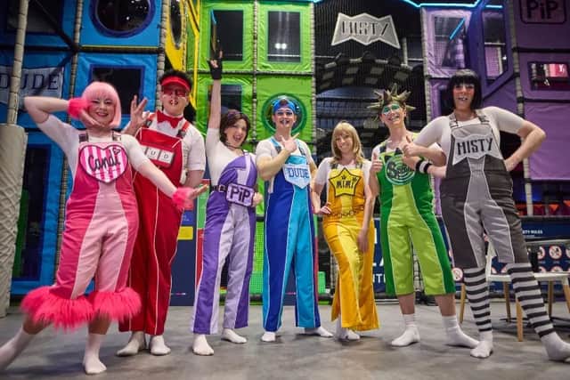 The Skyline Gang is on hand to help your kids make the most of the play centre
