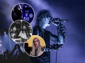 Inside Fortress Festival 2025. Hero image: 1349. Inset: Screengrabs from the video report including fans and (lower) Katherine Shepard aka Sylvaine. All photos credit Lucinda Herbert