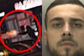 Kye Lemathy opens fire on street.