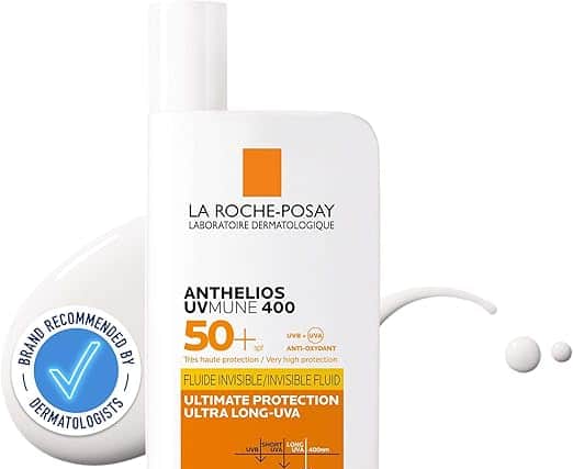 La Roche-Posay Anthelios UVMune 400 Ultra-Light Invisible Fluid SPF50+ (50ml) £12.56,