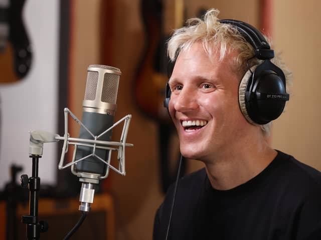 Jamie Laing records a new spoken word track titled Morning People