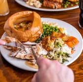 A full roast dinner and pudding for just over £8 each? What a bargain