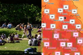 Where and when we could see 30°C temperatures in the UK.