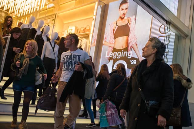 Crowds leave a Lefties clothes store in Madrid, Spain in 2014. UK stores are being considered for Oxford Street, Westfield, Lakeside and Bluewater (Photo: Denis Doyle/Getty Images)