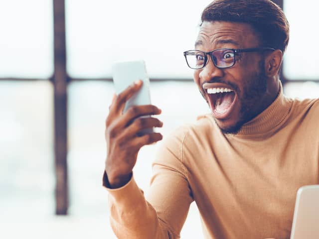 Checking the result – players can now take part in daily £1 lottery draws online