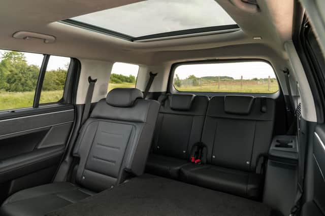 Passengers have plenty of space, and there are cup-holders and charging points everywhere