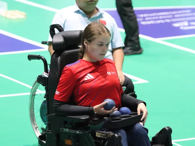 Sophie Newnham in action