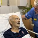 A nurse providing care on St Catherine’s wards. Picture: submitted