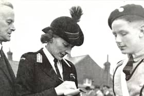 1944 Lady Mountbatten, Supt-in-Chief and a Lowestoft Cadet