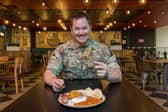 Serving Armed Forces personnel and veterans can tuck into a free breakfast this Sunday.