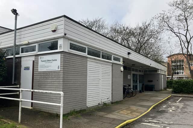 Outside Thames Ditton Community Centre. Credit: Emily Dalton