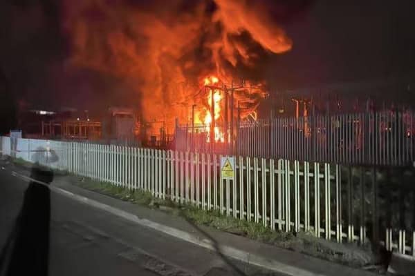 A fire in a transformer in Nestles Avenue, Hayes, west London, which means Heathrow will be closed all day on Friday, March 21 | London Fire Brigade
