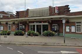 Lines were blocked between Epsom and Horsham (pictured) due to ‘signalling staff being unavailable’. Photo by Google Street View