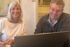 Christian Wilse, owner and Pam Richardson, care co-ordinator