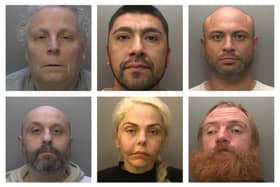 These are some of the most serious, high-profile and prolific offenders who were jailed in the final month of 2023.