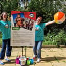 L-R: Lydia Raine and Mags Rivett from Family Holiday Charity