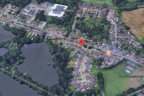 Police were called to Send Road following reports of a collision between two vehicles and a pedestrian. Picture courtesy of Google