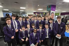 Oriel High School students at London Gatwick's Apprentice Fair | Picture: Mark Dunford