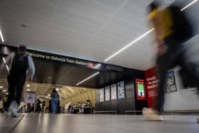 New BSL departures screen at Gatwick