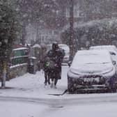 A new yellow warning for snow and ice has been issued for the majority of the UK, including parts of the South East – whilst a cold health alert has been extended for the area. Photo: Eddie Mitchell
