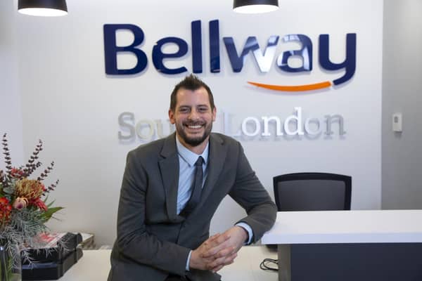 Ian Trindall, Sales Manager for Bellway South London, pictured in the divisional office in Redhill. Picture: submitted
