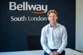 Joe Day pictured at the South London divisional office in Redhill. Picture: Bellway