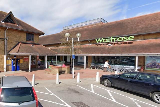 Waitrose store in Hersham Shopping Centre (Credit: Google Street View)