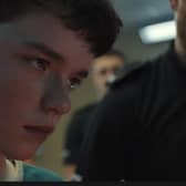 Owen Cooper plays Jamie Miller, a 13-year-old accused of murder in Adolescence