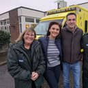 Alejandra (Ale) Avila is adding her voice to calls for more people learn how to save a life after being reunited with the ambulance team who rushed to her aid. Picture: SECAmb