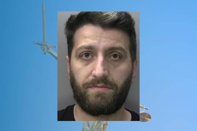 Adrian Lugjaj, 31, from Ashford, pleaded guilty to four charges including two counts of possession with intent to supply, being concerned in the supply of drugs and money laundering. Picture courtesy of Surrey Police