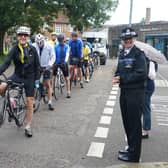 A group of police officers, who work in Sussex and Surrey, have set off on a four-day charity bike ride – in memory of colleagues who have died in the line of duty. The riders made their first stop at Sussex Police HQ in Brighton for a short memorial service, led by the force chaplain, before travelling to the National Memorial Arboretum in Staffordshire.